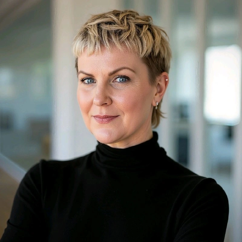 Portrait of Micha Rains, founder of Rains Meridian